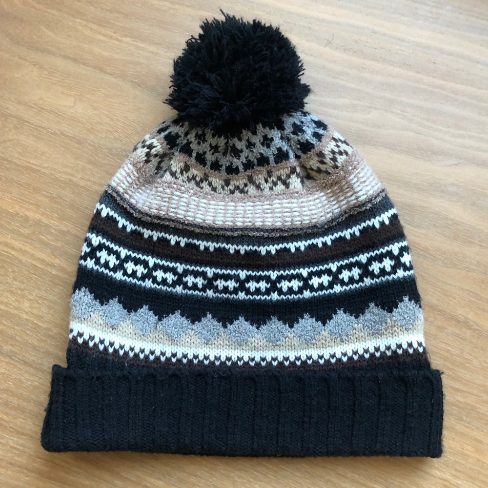 Knit Winter Beanie with Pom
